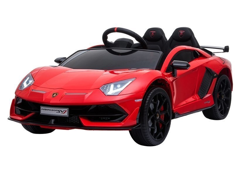 Lamborghini Aventador -sähköauto, lasten, punainen hinta ja tiedot | Lasten sähköautot | hobbyhall.fi