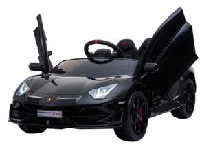 Lamborghini Aventador -sähköauto, lasten, musta hinta ja tiedot | Lasten sähköautot | hobbyhall.fi