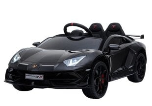 Lamborghini Aventador -sähköauto, lasten, musta hinta ja tiedot | Lasten sähköautot | hobbyhall.fi