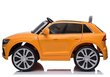 Lasten sähköinen urheiluauto Audi Q8 keltainen hinta ja tiedot | Lasten sähköautot | hobbyhall.fi