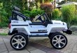 Lasten sähkömaasturi Jeep S2388, valkoinen hinta ja tiedot | Lasten sähköautot | hobbyhall.fi