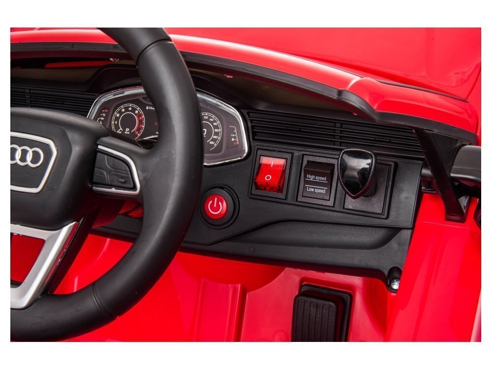Lasten sähköinen urheiluauto Audi RS Q8, punainen hinta ja tiedot | Lasten sähköautot | hobbyhall.fi