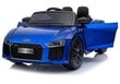 Sähköinen urheiluauto lapsille Audi R8 Spyder, sininen. hinta ja tiedot | Lasten sähköautot | hobbyhall.fi