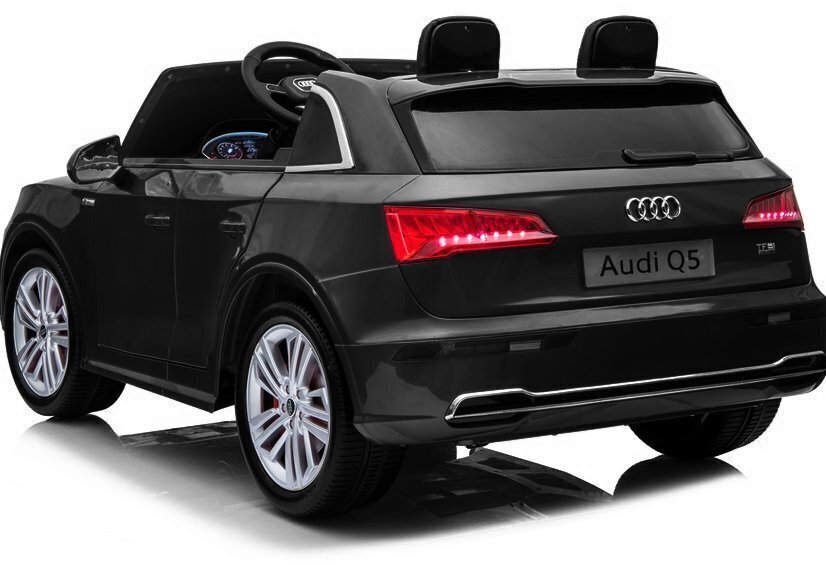 Audi Q5 lasten sähkömaasturi, musta hinta ja tiedot | Lasten sähköautot | hobbyhall.fi