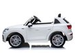 Audi Q5 lasten sähkömaasturi, valkoinen hinta ja tiedot | Lasten sähköautot | hobbyhall.fi