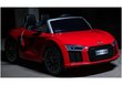 Lasten sähköinen urheiluauto Audi R8 Spyder, punainen hinta ja tiedot | Lasten sähköautot | hobbyhall.fi