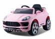 Sähköurheiluauto Coronet, malli S, vaaleanpunainen. hinta ja tiedot | Lasten sähköautot | hobbyhall.fi