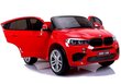 Lasten BMW X6 -sähköauto, punainen hinta ja tiedot | Lasten sähköautot | hobbyhall.fi