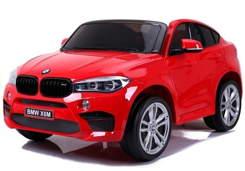 Lasten BMW X6 -sähköauto, punainen hinta ja tiedot | Lasten sähköautot | hobbyhall.fi