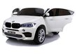 BMW X6 sähköauto lapsille, valkoinen hinta ja tiedot | Lasten sähköautot | hobbyhall.fi