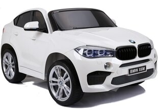 BMW X6 sähköauto lapsille, valkoinen hinta ja tiedot | Lasten sähköautot | hobbyhall.fi