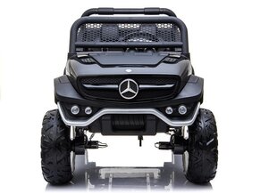 Mercedes Unimog 4 x 4 -sähkömaasturi, musta hinta ja tiedot | Lasten sähköautot | hobbyhall.fi