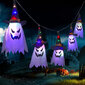 Halloween-sisustus LED-vilkkuvalon ohjattu Ghost-riippuva lamppu Gypsophila Yard Decor hinta ja tiedot | Hauskat juhlapelit ja -tuotteet | hobbyhall.fi