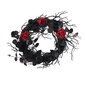 Halloween-seppele mustilla ABS keinotekoisilla oksilla Design Dead Red Flower Door Seppele kodin sisustukseen hinta ja tiedot | Hauskat juhlapelit ja -tuotteet | hobbyhall.fi