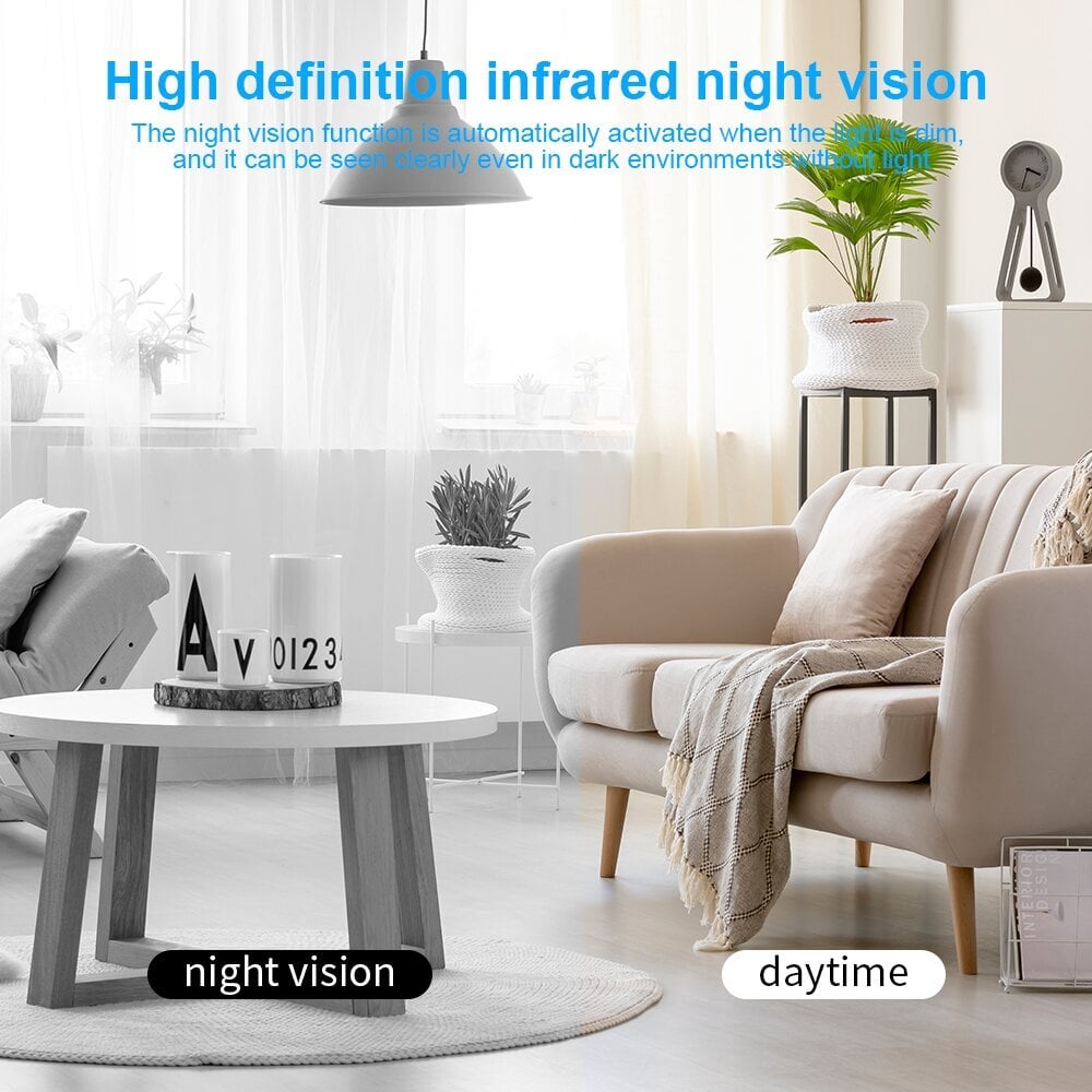 Uusi X3 kodin turvakamera HD Night Vision AP-kamera Langaton Hotspot Ruuvikiinnike Kameran liikkeentunnistus hinta ja tiedot | Web-kamerat | hobbyhall.fi