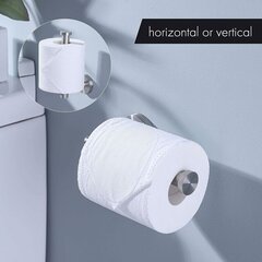 WC-paperiteline SUS304 ruostumattomasta teräksestä seinään kiinnitettävä wc-paperiteline WC-paperiteline WC-paperiteline Harjattu wc-paperiteline hinta ja tiedot | Kylpyhuoneen sisustus | hobbyhall.fi