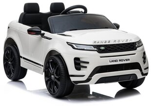 Kaksipaikkainen lasten sähköauto Lean Range Rover Evoque, valkoinen hinta ja tiedot | Lasten sähköautot | hobbyhall.fi