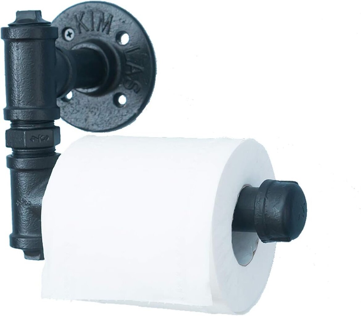 Vintage Industrial Pipe WC-paperiteline - Retro seinään kiinnitettävä wc-rullapidike hinta ja tiedot | Kylpyhuoneen sisustus | hobbyhall.fi