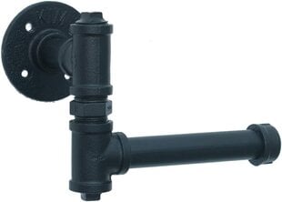 Vintage Industrial Pipe WC-paperiteline - Retro seinään kiinnitettävä wc-rullapidike hinta ja tiedot | Kylpyhuoneen sisustus | hobbyhall.fi