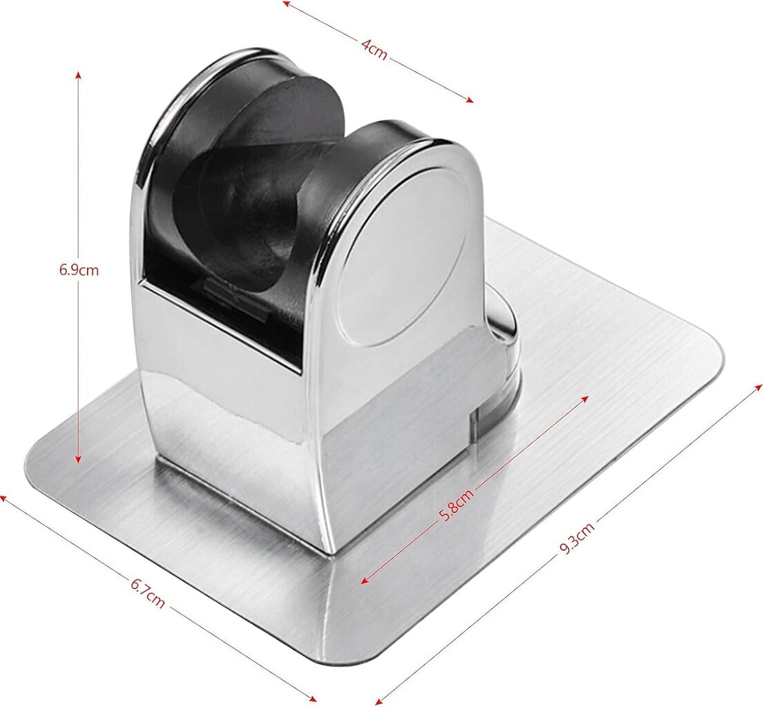2kpl seinään kiinnitettävä suihkuteline Itsekiinnittyvä imukuppipidike Suihkupään säädettävät suihkupään pidikkeet säädettävällä kulmalla vedenpitävät raskaat kylpyhuonehotellit hinta ja tiedot | Kylpyhuoneen sisustus | hobbyhall.fi