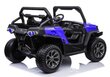 Lean Toys WXE-8988 kaksipaikkainen sähköinen maastoauto, sininen hinta ja tiedot | Lasten sähköautot | hobbyhall.fi