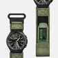 Kellon ranneke Yhteensopiva Samsung Galaxy Watchin 7 4 5 6 40mm 44mm (2024), 22mm Tukevan nailonin punottu lenkki Sport BandArmy Green kanssa hinta ja tiedot | Älykellojen ja aktiivisuusrannekkeiden lisätarvikkeet | hobbyhall.fi