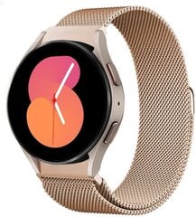 Milanolainen kelloranneke Samsung Galaxy Watch -kellolle 6/5/4/7/FE ranneke 40 mm 44 mm naisille/miehille, magneettinen silmukkaranneke, ei väliä metalliverkkorannekeRose Gold hinta ja tiedot | Älykellojen ja aktiivisuusrannekkeiden lisätarvikkeet | hobbyhall.fi