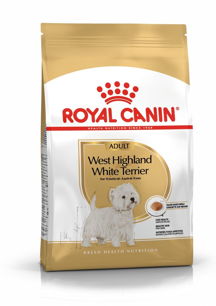 Koiranruoka Royal Canin West Highland White Terrier 1,5 kg hinta ja tiedot | Koiran kuivaruoka | hobbyhall.fi