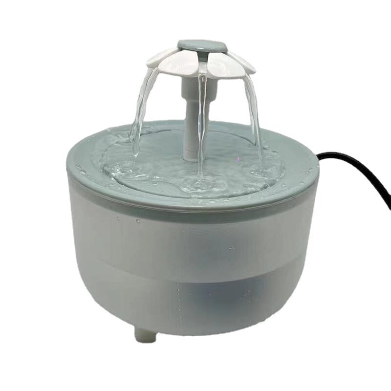 Pet Water Fountain USB Hiljainen Automaattinen Suodatettu 1200ml Kissoille US Plug 110V+1.2L 15 15 9 CM Valkoinen pitkä putki hinta ja tiedot | Pieneläinten häkit ja tarvikkeet | hobbyhall.fi