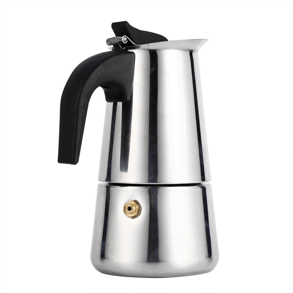 Kahvinkeitin 100 ml ruostumattomasta teräksestä valmistettu Moka Pot italialainen kahvinkeitin kotitoimistokäyttöön hinta ja tiedot | Termoskannut ja termosmukit | hobbyhall.fi