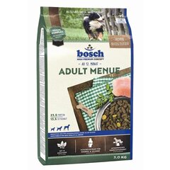 Koiran kuivaruoka Bosch Adult Menue 3kg hinta ja tiedot | Koiran kuivaruoka | hobbyhall.fi