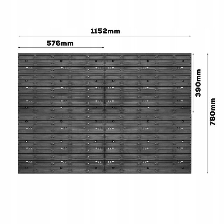 Työkaluseinä Fluxar N-004 115x78 CM hinta ja tiedot | Työkalupakit ja muu työkalujen säilytys | hobbyhall.fi