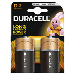 Paristot Duracell D LR20 2 kpl hinta ja tiedot | Duracell Kodin remontointi | hobbyhall.fi