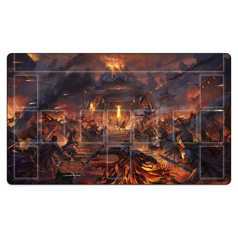 10-35x60 cm Uprising Standard Board Tcg Card Games Tournament -pelimatto lihalle ja verelle ilmaisella leikkimaton säilytyspussin putkella hinta ja tiedot | Lautapelit ja älypelit | hobbyhall.fi