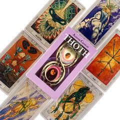 THOTH-Symbolon Tarot-korttipakka Oralce Lenormand Pöytäjuhlat Borad Perhepelit Aikuisten alttarille Opaskirjalla 2024 Okkulttinen 18 hinta ja tiedot | Lautapelit ja älypelit | hobbyhall.fi