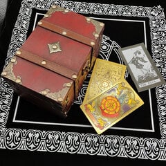 puulaatikko D-muovi vedenpitävä kultafolio Tarot-kortit Taikuri Oracle Deck -lautapeli lahjalaatikolla hinta ja tiedot | Lautapelit ja älypelit | hobbyhall.fi