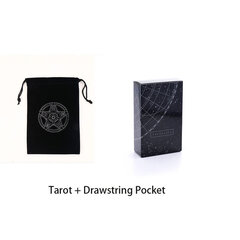 yhdistelmä - True Black Tarot True Black Tarot Cards Magic Ceremony Pöytä Uusi vuosisadan Waite Retro Tarot Game Juegos De Mesa Ches hinta ja tiedot | Lautapelit ja älypelit | hobbyhall.fi