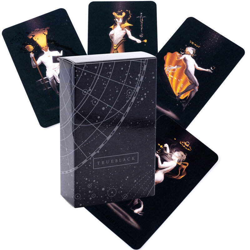 Tarot-True Black Tarot True Black Tarot Cards Magic Ceremony Pöytä Uusi vuosisadan Waite Retro Tarot Game Juegos De Mesa Ches hinta ja tiedot | Lautapelit ja älypelit | hobbyhall.fi