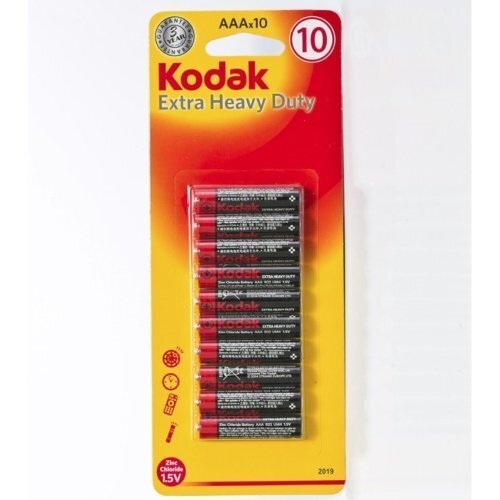 Paristot Kodak R03-10BB Extra Heavy Duty AAA, 10 kpl hinta ja tiedot | Paristot | hobbyhall.fi