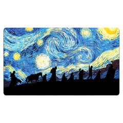 Starry Night-1-Black Lotus Game Playmat Liukumaton Maaginen Lautapelit Pöytämatto Kauppakortit Pelimatto Ilmainen vedenpitävä laukku hinta ja tiedot | Lautapelit ja älypelit | hobbyhall.fi