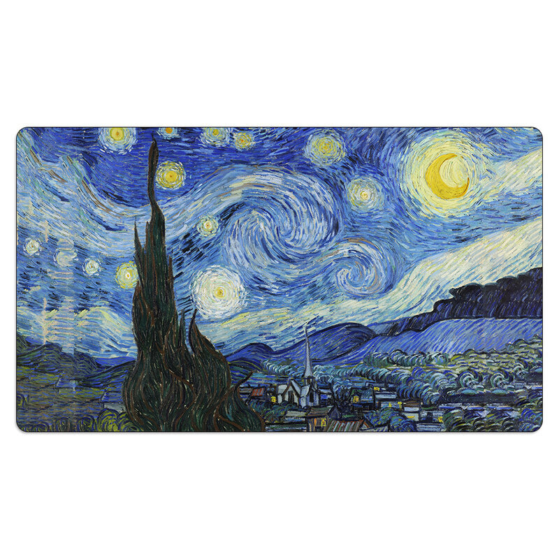 Starry Night-2-Black Lotus Game Playmat Liukumaton MTG Lautapelit Pöytämatto Kauppakortit Pelimatto Ilmainen Vedenpitävä Laukku hinta ja tiedot | Lautapelit ja älypelit | hobbyhall.fi