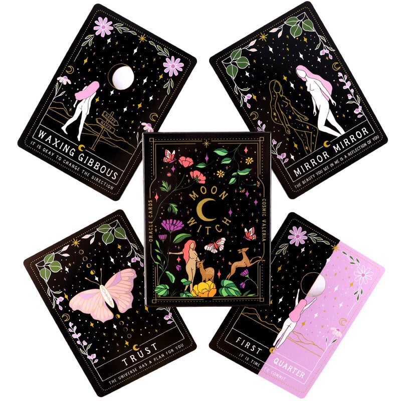 Moon Witch-Manara Erotic Oracle Cards Tarot Cards Uudet laadukkaat lautapelit kohtalon ennustamiseen Juhlakorttipelit Tarot Gift hinta ja tiedot | Lautapelit ja älypelit | hobbyhall.fi