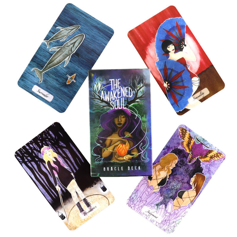 Awakened Soul Oracle-Manara Erotic Oracle Cards Tarot-kortit Uudet laadukkaat lautapelit kohtalon ennustamiseen Juhlakorttipelit Tarot-lahja hinta ja tiedot | Lautapelit ja älypelit | hobbyhall.fi