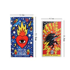 Tarot del Fuego - Laadukas Tarot seksuaalisen magian tarot Tarot-kortit Pöytäpelikortit Pelikortit Loma perhejuhlalahjojen tukkumyynti hinta ja tiedot | Lautapelit ja älypelit | hobbyhall.fi