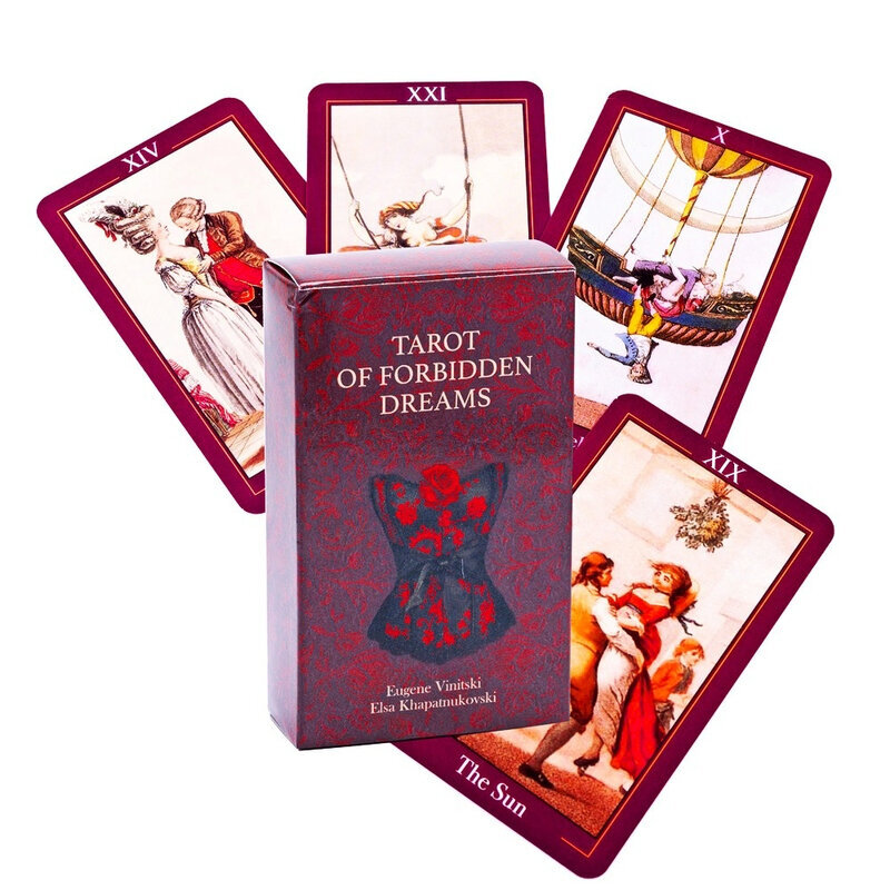 78kpl T406-uusi Tarot Tarot of Forbidden Dreams Tarot-kortti Tarot-pakka Oraakkelikortti Tarot-kortit Korttipeli Tarot-pakka lautapeli aikuisille hinta ja tiedot | Lautapelit ja älypelit | hobbyhall.fi