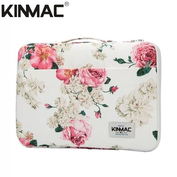 Pink Peony 15,4 tuuman iskunkestävä kannettavan tietokoneen laukku 12, 13, 14, 15,6 tuumaa, vedenpitävä Lady Man Sleeve -kotelo MacBook Air Pro M1 -käsilaukkulle PC Dropship