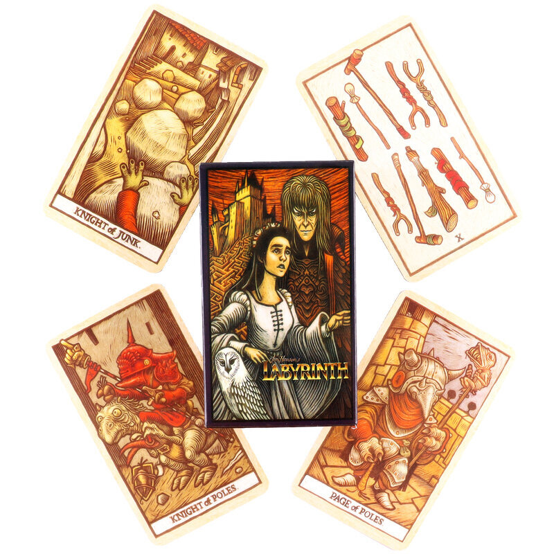 Labyrinth Tarot-Kabbalistinen Tarot 5781 Ennustamisen kansikortit Englanninkielinen versio Tarot Deck Card Oracle Card -lautapeli aikuisille PDF-oppaalla hinta ja tiedot | Lautapelit ja älypelit | hobbyhall.fi