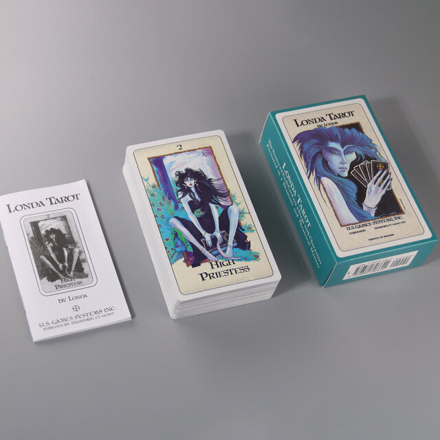 kuvana - Luun tarot-kansi kultareunoilla Laadukkaat Tarot-kortit Ennustelevat opastukset Lautapeli Vapaa-ajan juhlat hinta ja tiedot | Lautapelit ja älypelit | hobbyhall.fi