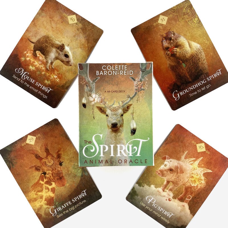 Spirit Animal-The Lost Forest Tarot Deck vapaa-ajan juhlapöytäpeli Laadukkaat ennustavat profetia-oraakkelikortit PDF-opaskirjalla hinta ja tiedot | Lautapelit ja älypelit | hobbyhall.fi