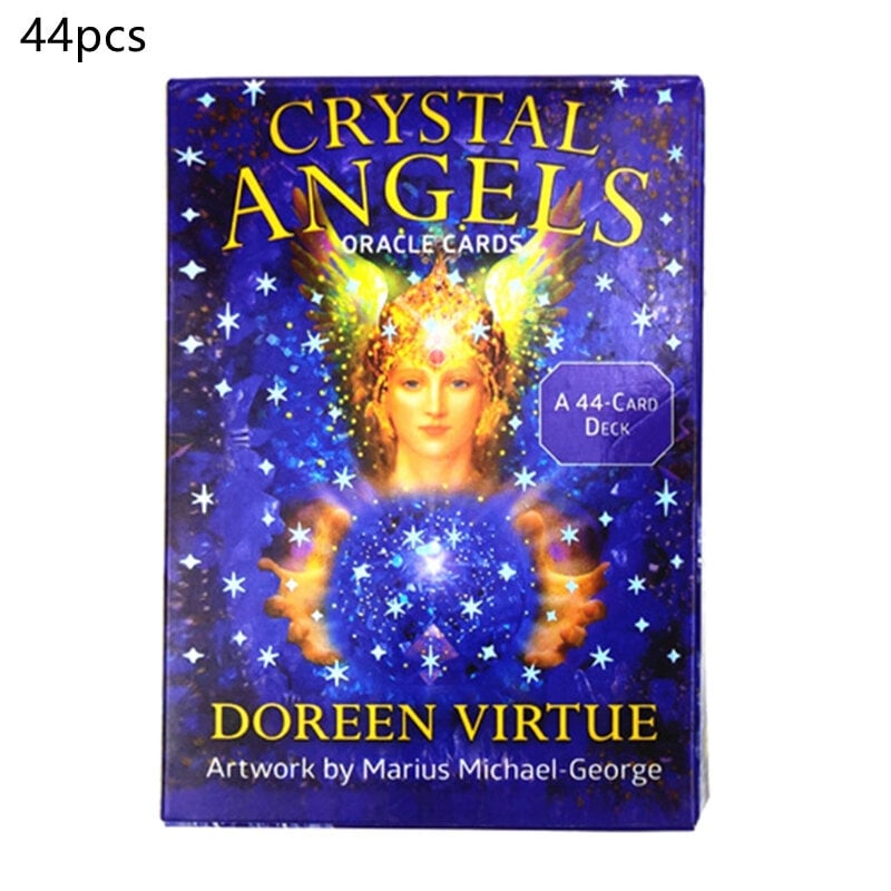 Crystal Angels-78 Cards Deck Thelema Tarot Englantilainen Oracle Pelikortti Perhejuhlalautapeli hinta ja tiedot | Lautapelit ja älypelit | hobbyhall.fi